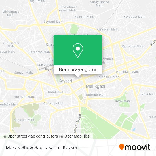 Makas Show Saç Tasarim harita