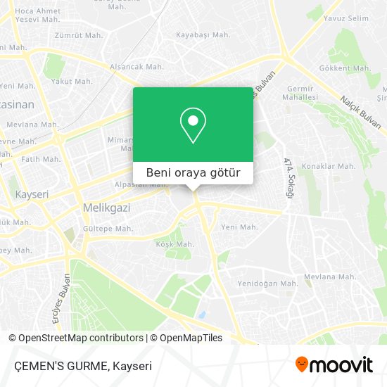 ÇEMEN'S GURME harita