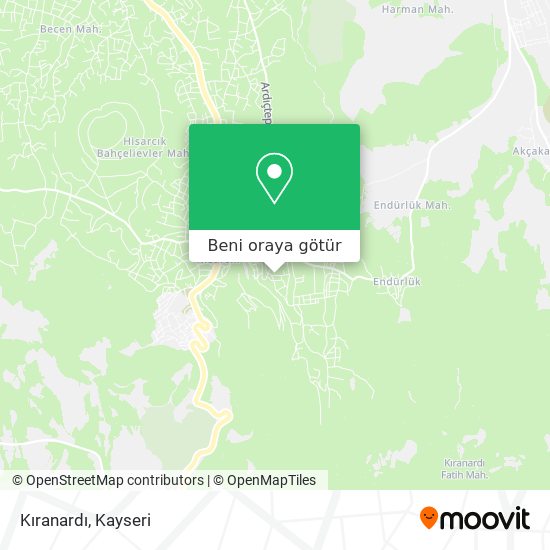 Kıranardı harita