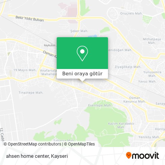 ahsen home center harita