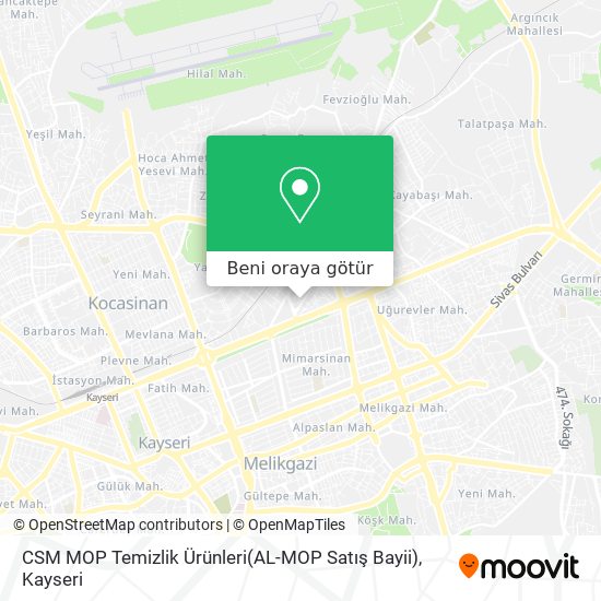 CSM MOP Temizlik Ürünleri(AL-MOP Satış Bayii) harita
