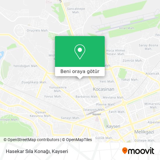 Hasekar Sıla Konağı harita