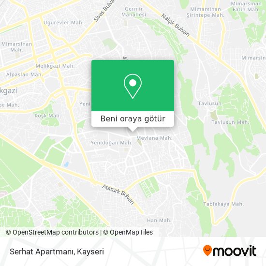 Serhat Apartmanı harita