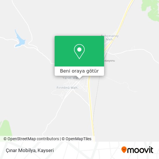 Çınar Mobilya harita