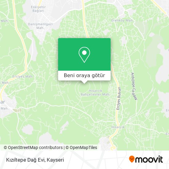 Kızıltepe Dağ Evi harita