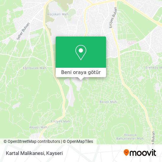 Kartal Malikanesi harita