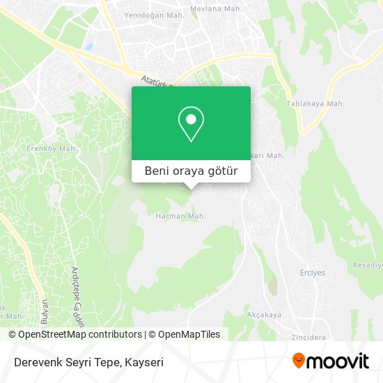 Derevenk Seyri Tepe harita