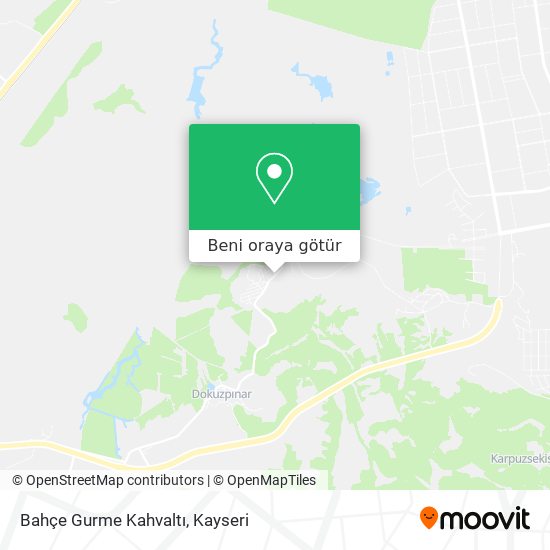Bahçe Gurme Kahvaltı harita