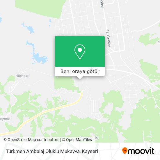 Türkmen Ambalaj Oluklu Mukavva harita