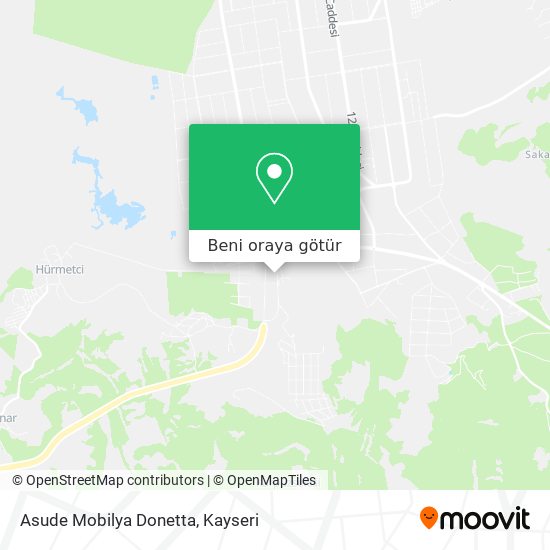 Asude Mobilya Donetta harita