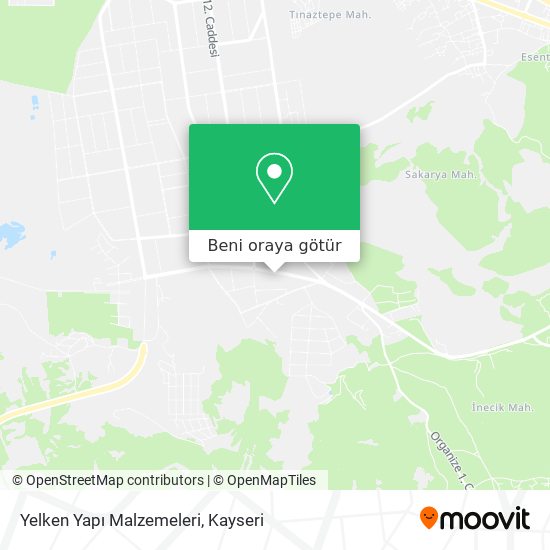 Yelken Yapı Malzemeleri harita