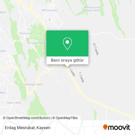 Erdag Mesrubat harita