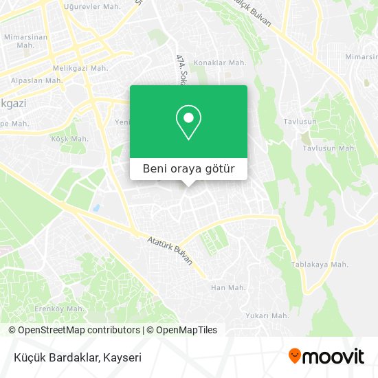 Küçük Bardaklar harita