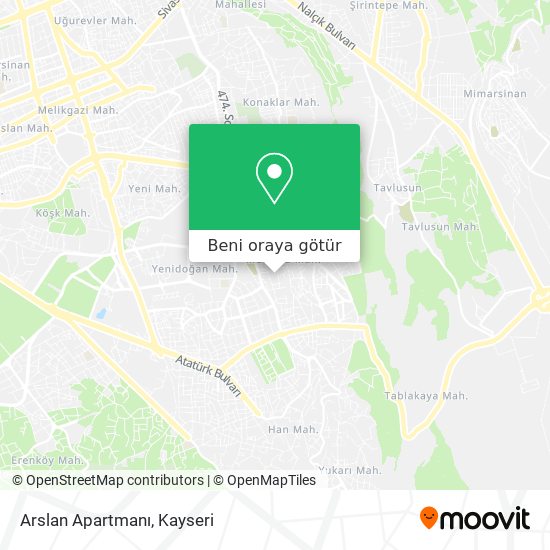 Arslan Apartmanı harita