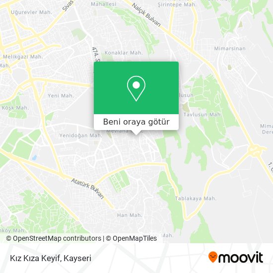 Kız Kıza Keyif harita