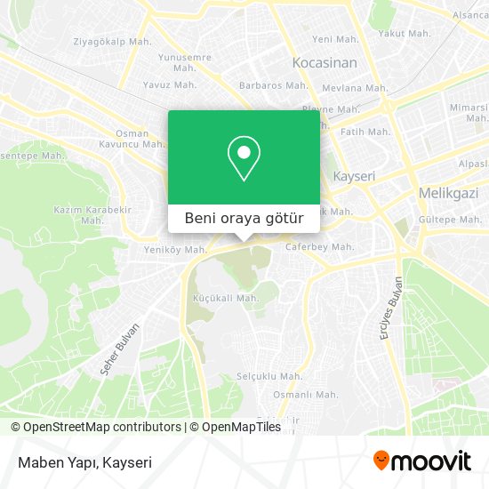 Maben Yapı harita