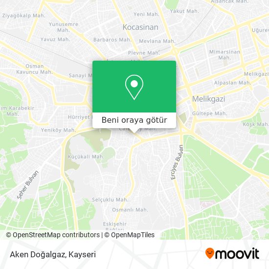 Aken Doğalgaz harita
