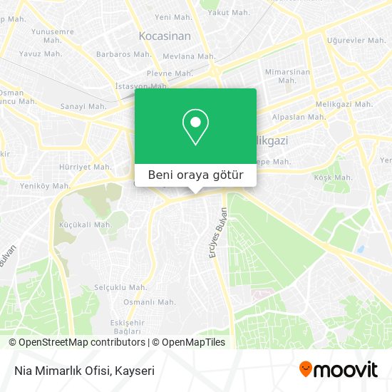 Nia Mimarlık Ofisi harita