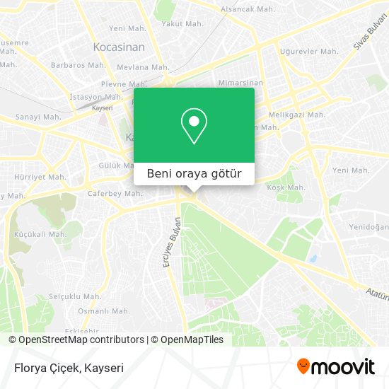Florya Çiçek harita