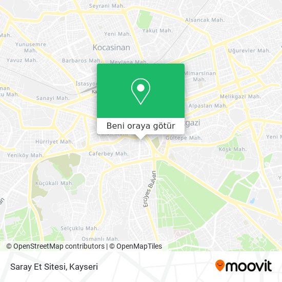 Saray Et Sitesi harita
