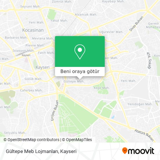 Gültepe Meb Lojmanları harita