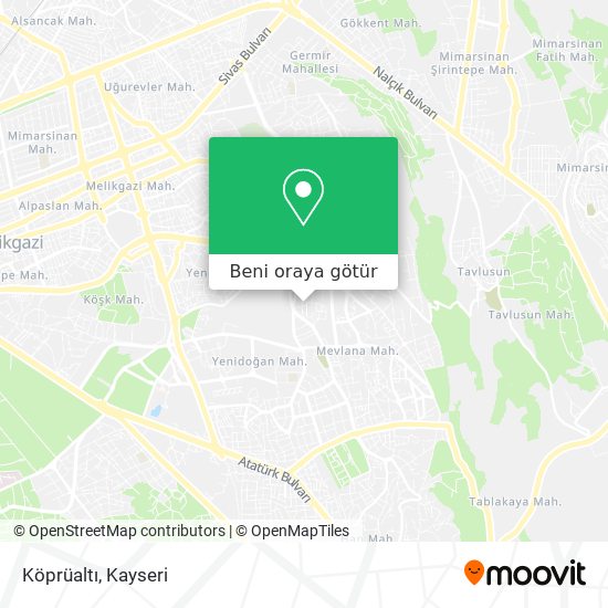 Köprüaltı harita