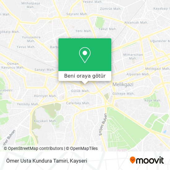 Ömer Usta Kundura Tamiri harita