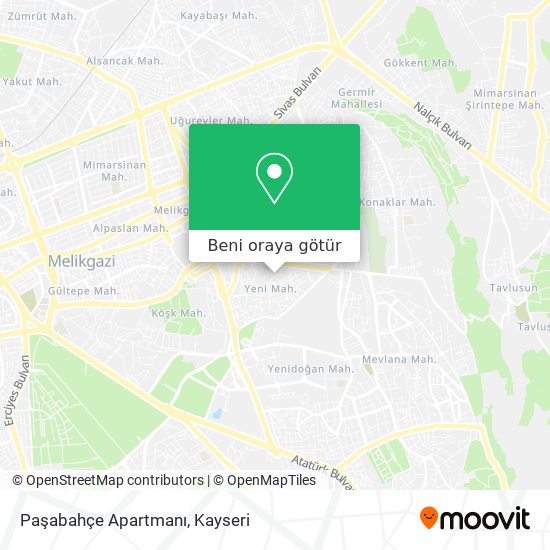 Paşabahçe Apartmanı harita