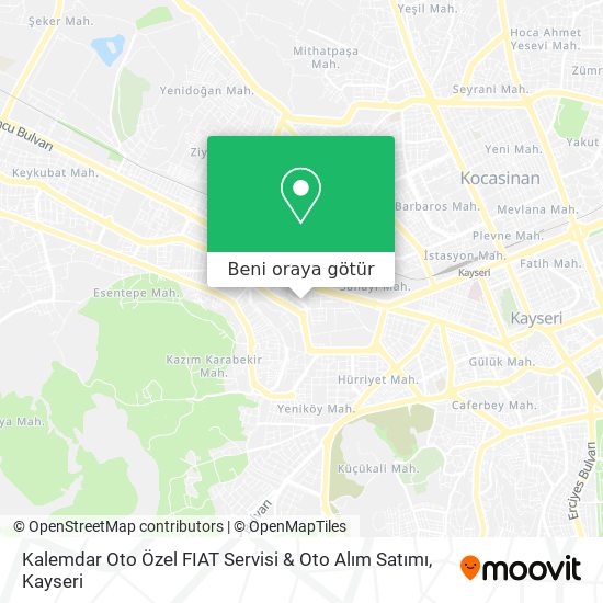 Kalemdar Oto Özel FIAT Servisi & Oto Alım Satımı harita