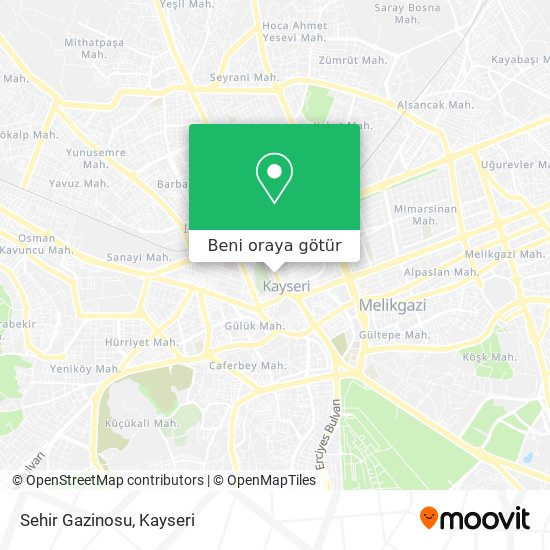 Sehir Gazinosu harita