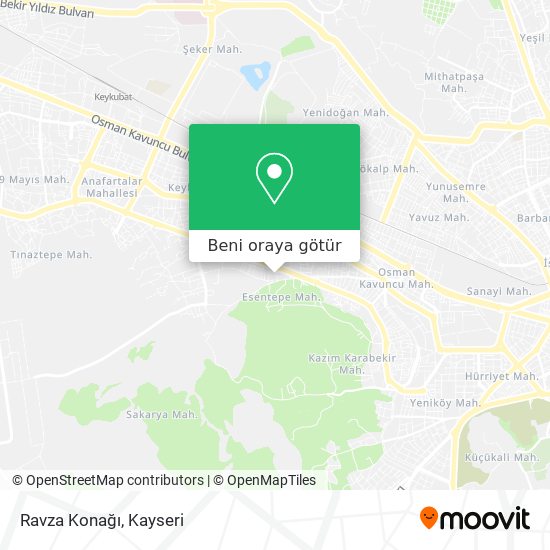 Ravza Konağı harita