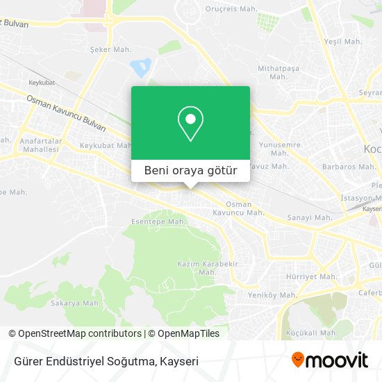 Gürer Endüstriyel Soğutma harita