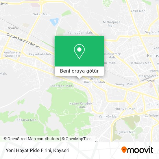 Yeni Hayat Pide Firini harita