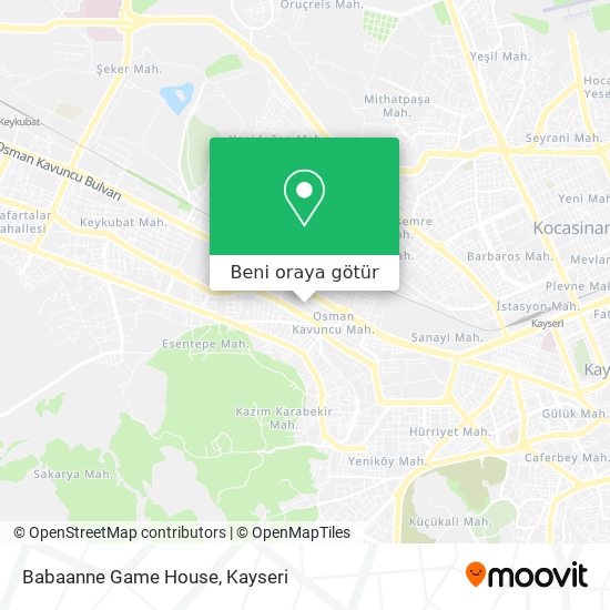 Babaanne Game House harita