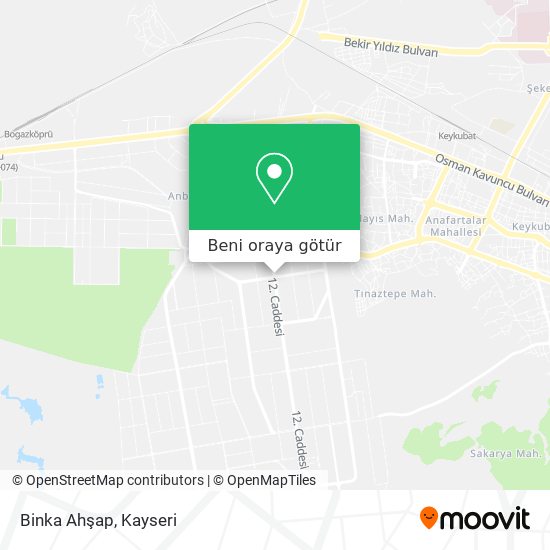Binka Ahşap harita