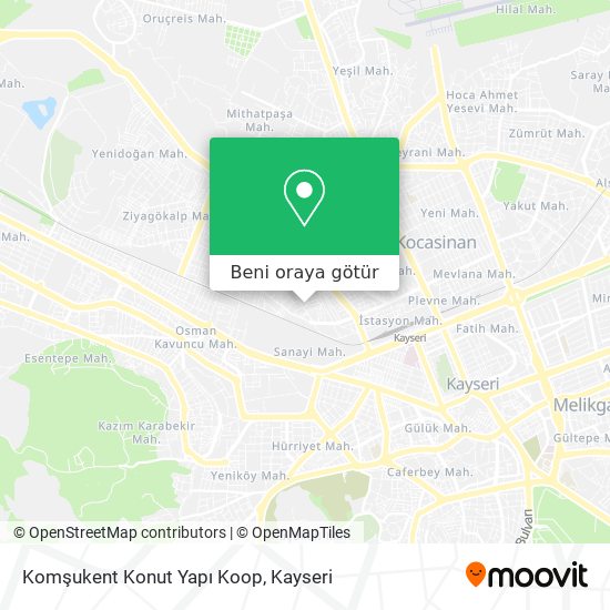 Komşukent Konut Yapı Koop harita