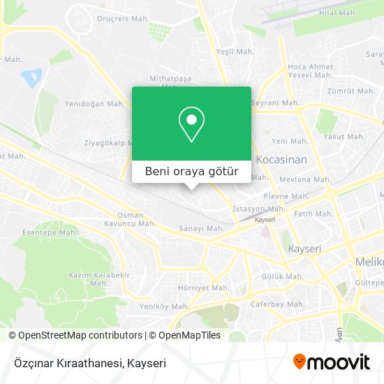 Özçınar Kıraathanesi harita