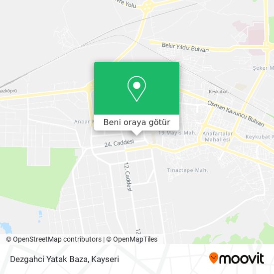 Dezgahci Yatak Baza harita