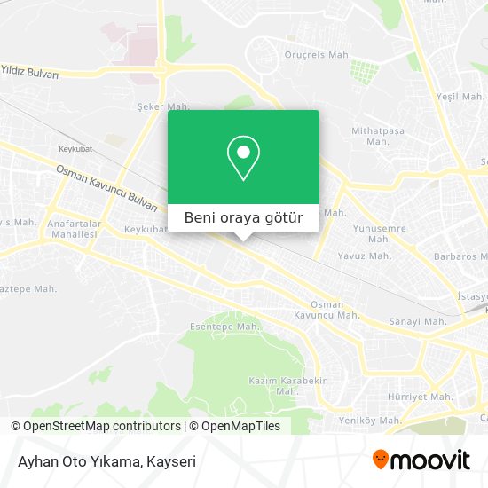 Ayhan Oto Yıkama harita