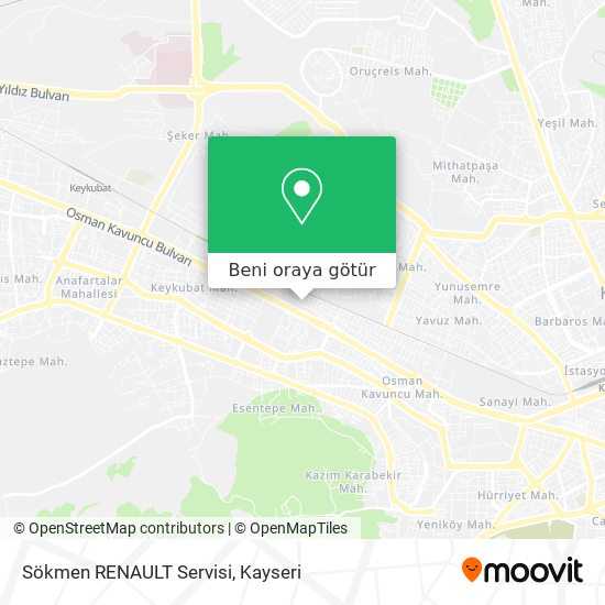 Sökmen RENAULT Servisi harita