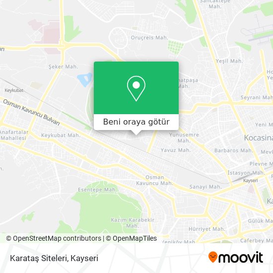 Karataş Siteleri harita