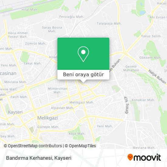 Bandırma Kerhanesi harita