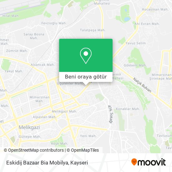 Eskidij Bazaar Bia Mobilya harita