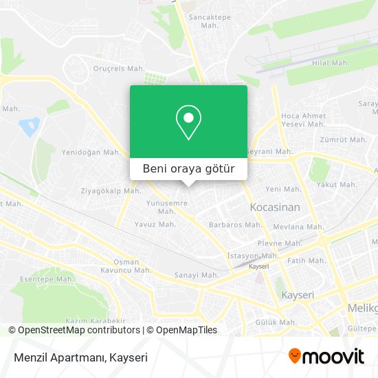 Menzil Apartmanı harita