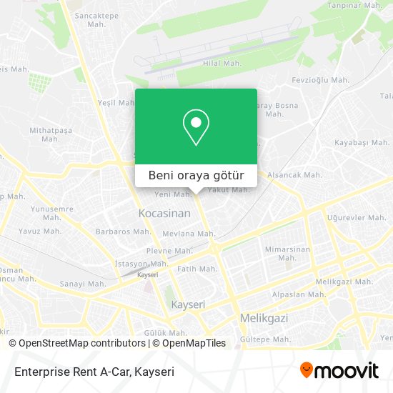 Enterprise Rent A-Car harita