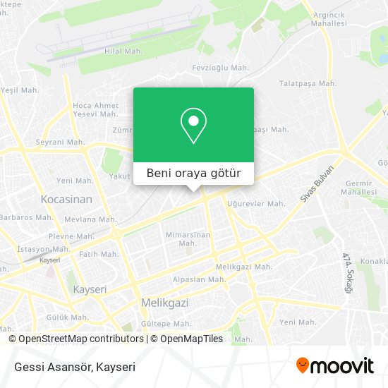 Gessi Asansör harita