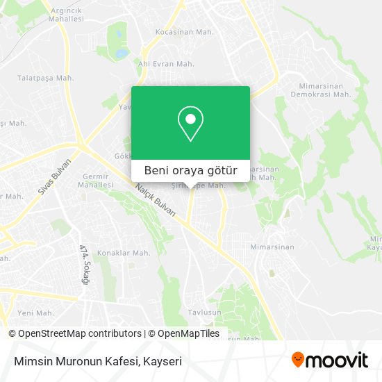 Mimsin Muronun Kafesi harita