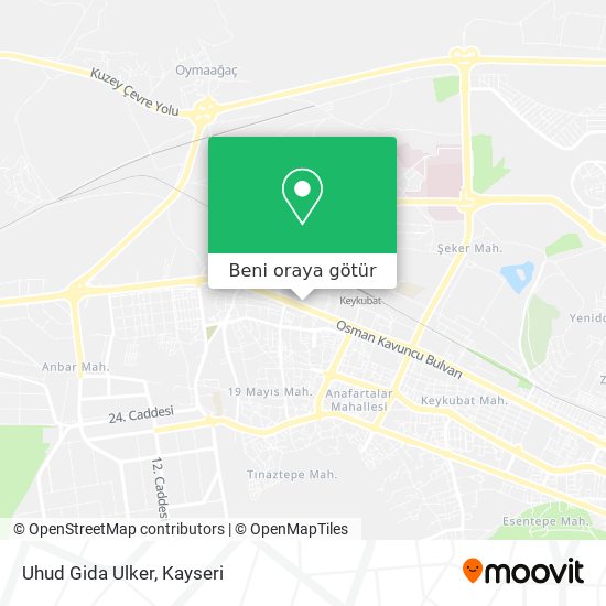 Uhud Gida Ulker harita