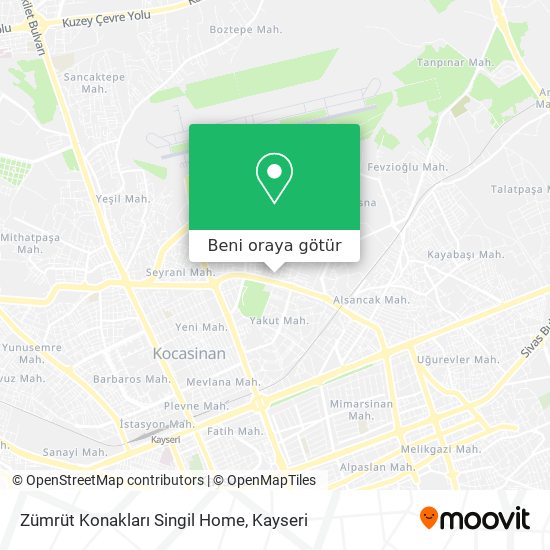 Zümrüt Konakları Singil Home harita