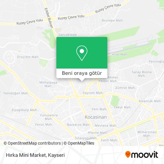 Hırka Mini Market harita